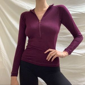 MEC Merino Wool Long Sleeve Base Layer with Hood